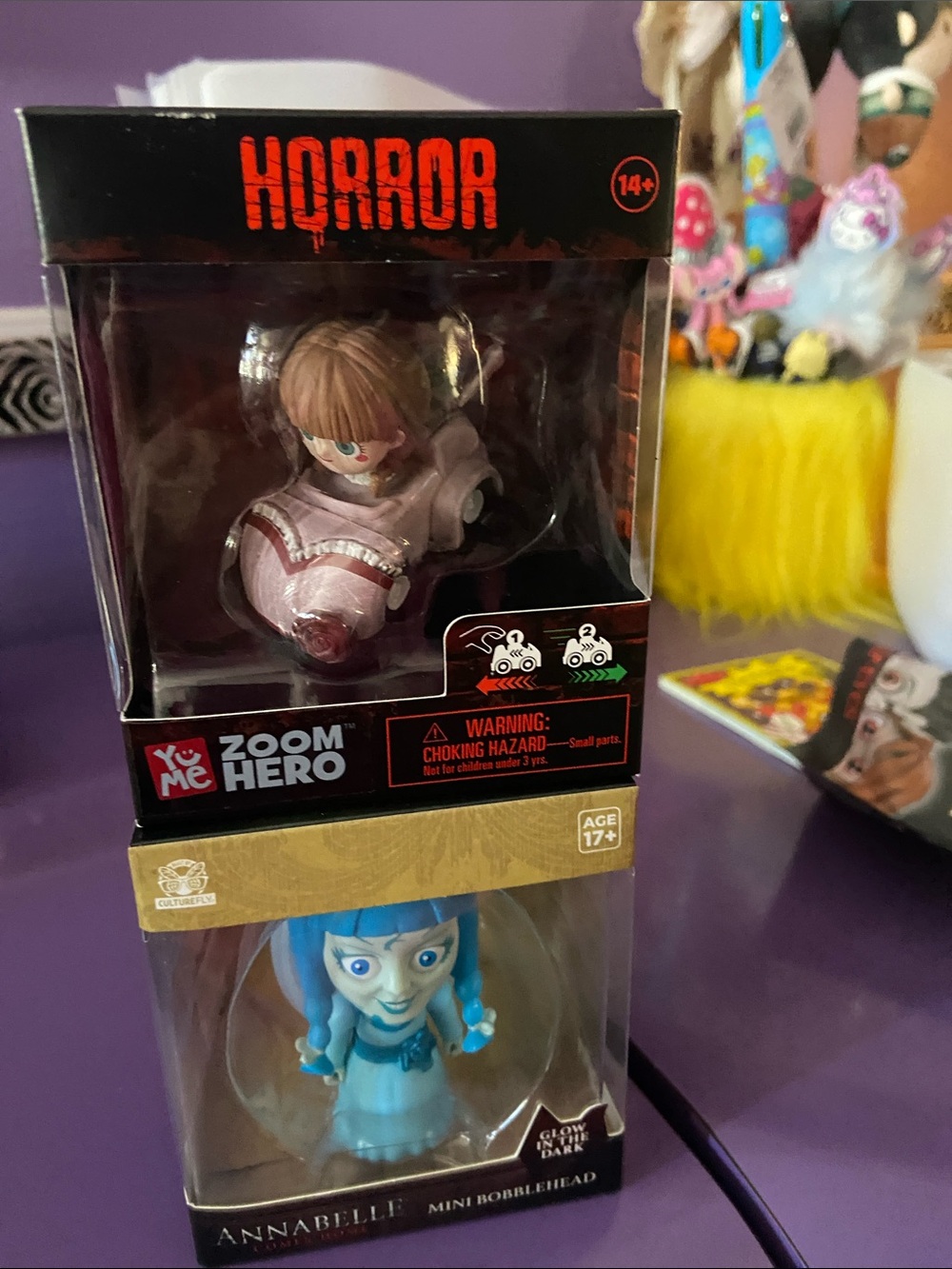 Horror Zoom Hero Pink Annabelle-Style Kids Toy